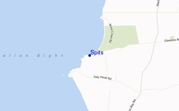 carte de localisation de Spits