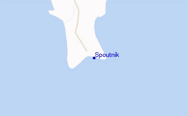 carte de localisation de Spoutnik