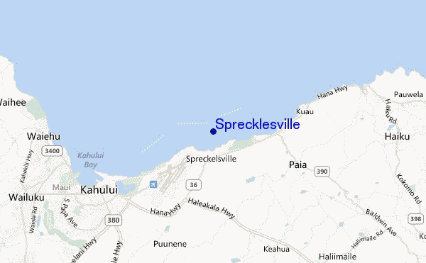 carte de localisation de Sprecklesville