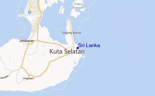 carte de localisation de Sri Lanka