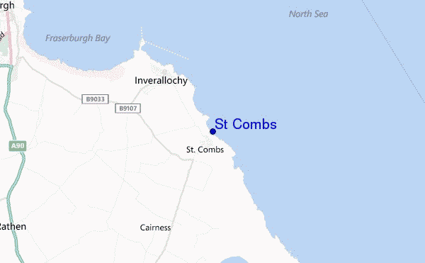 carte de localisation de St Combs