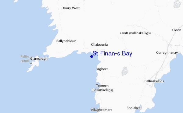carte de localisation de St Finan's Bay