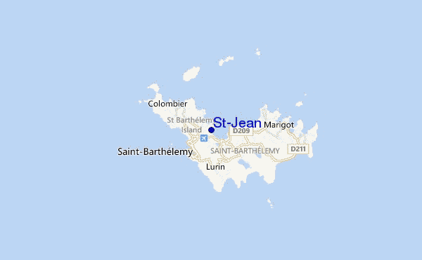 carte de localisation de St-Jean