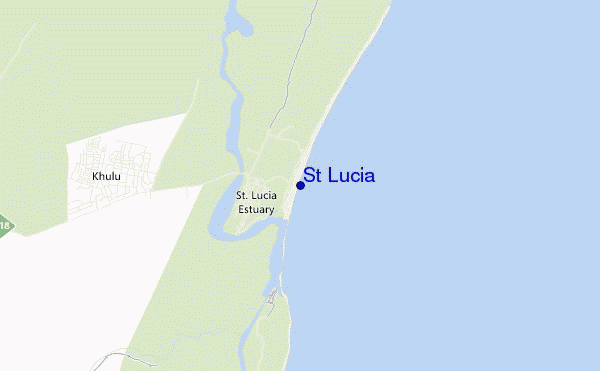 carte de localisation de St Lucia