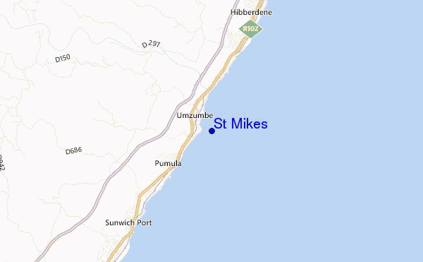 carte de localisation de St Mikes