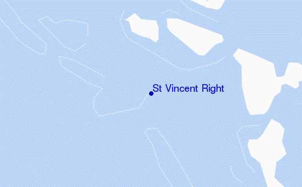 carte de localisation de St Vincent Right