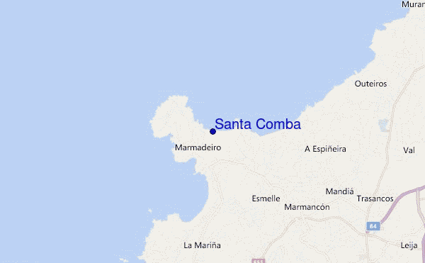 carte de localisation de Santa Comba
