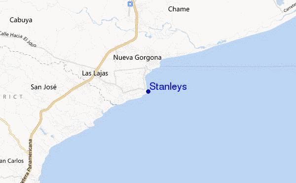 carte de localisation de Stanleys