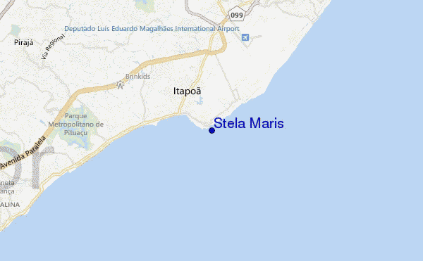 carte de localisation de Stela Maris