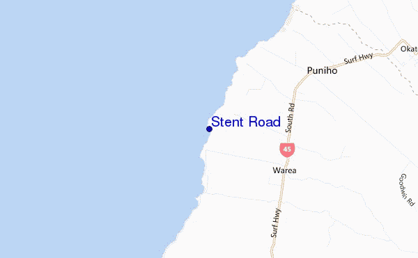 carte de localisation de Stent Road