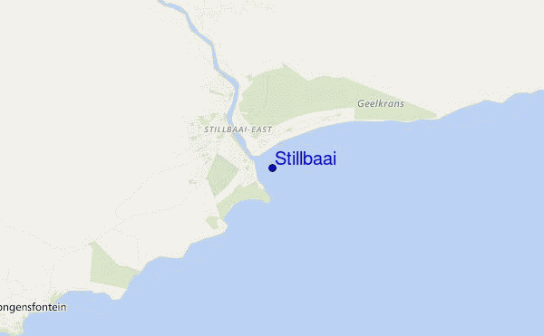carte de localisation de Stillbaai