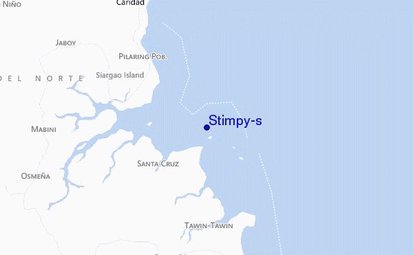 carte de localisation de Stimpy's
