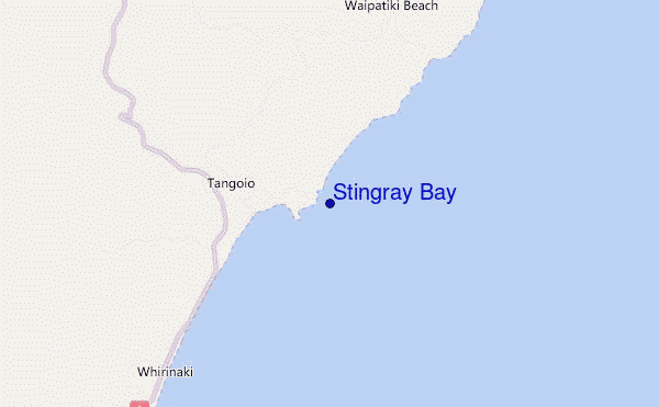 carte de localisation de Stingray Bay