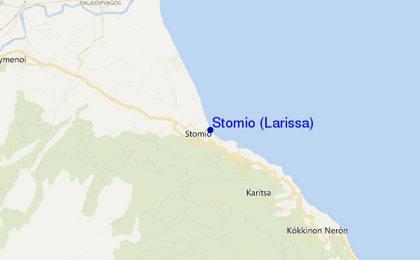carte de localisation de Stomio (Larissa)