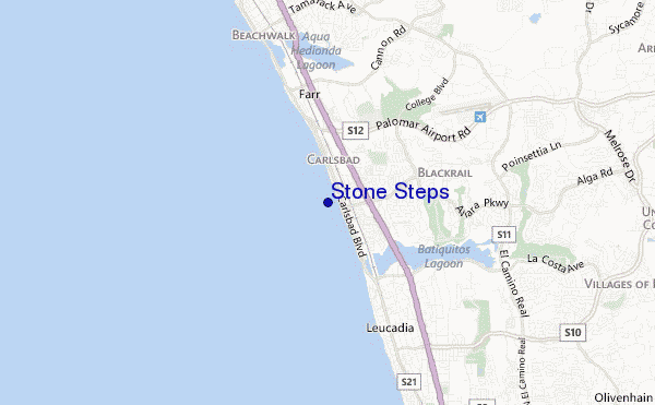 carte de localisation de Stone Steps