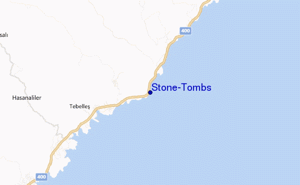 carte de localisation de Stone-Tombs