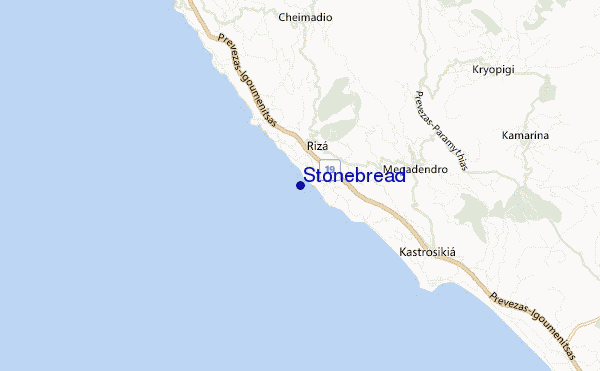 carte de localisation de Stonebread