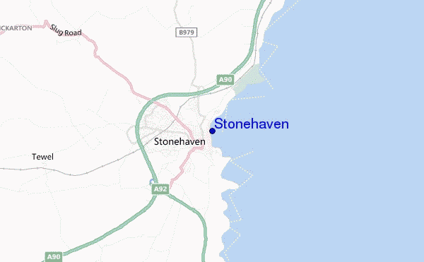 carte de localisation de Stonehaven