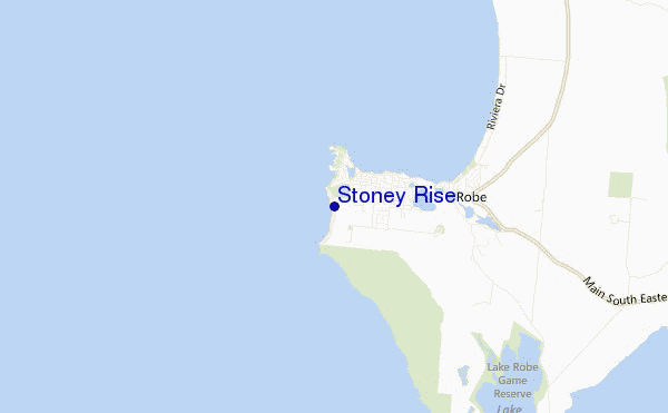 carte de localisation de Stoney Rise