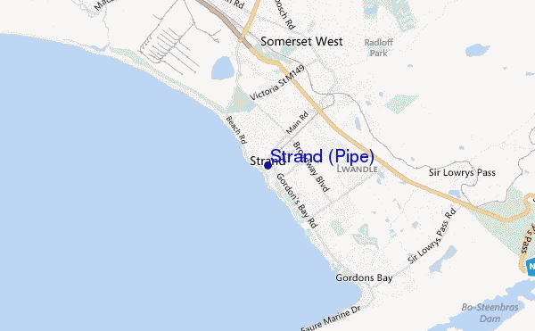 carte de localisation de Strand (Pipe)