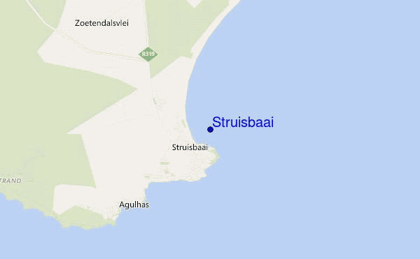 carte de localisation de Struisbaai