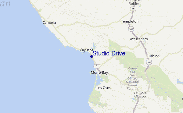 Studio Drive Location Map