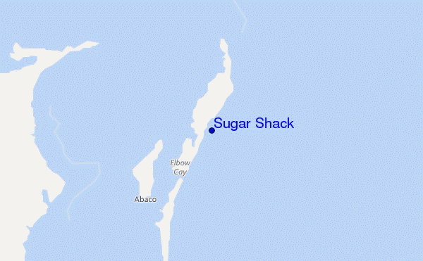 carte de localisation de Sugar Shack