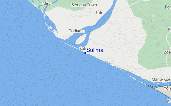carte de localisation de Sulima