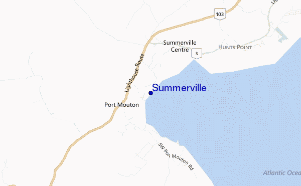 carte de localisation de Summerville