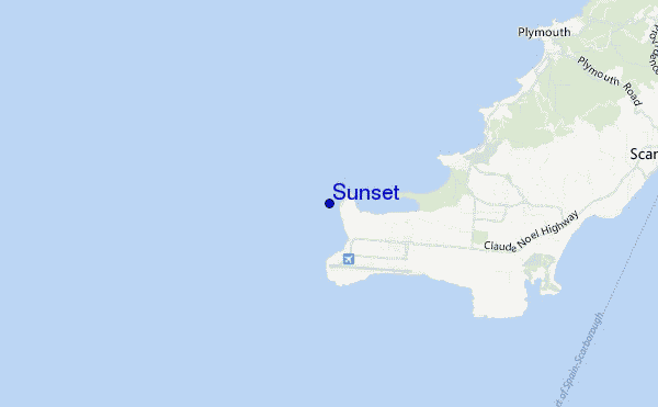 carte de localisation de Sunset