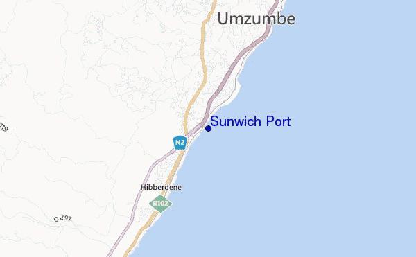 carte de localisation de Sunwich Port