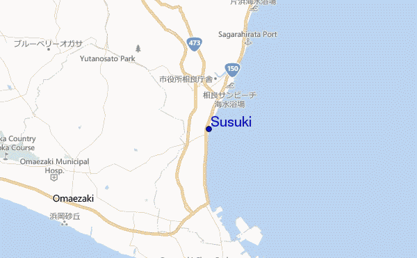 carte de localisation de Susuki