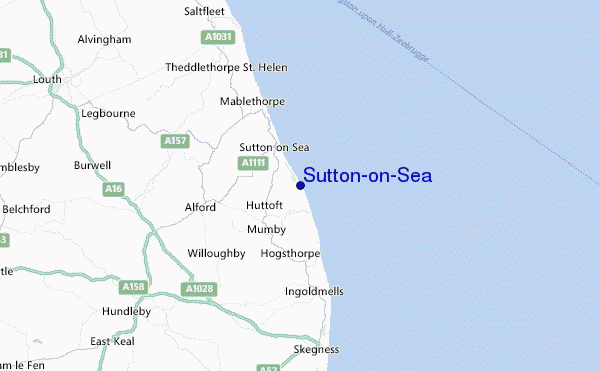 Sutton-on-Sea Location Map