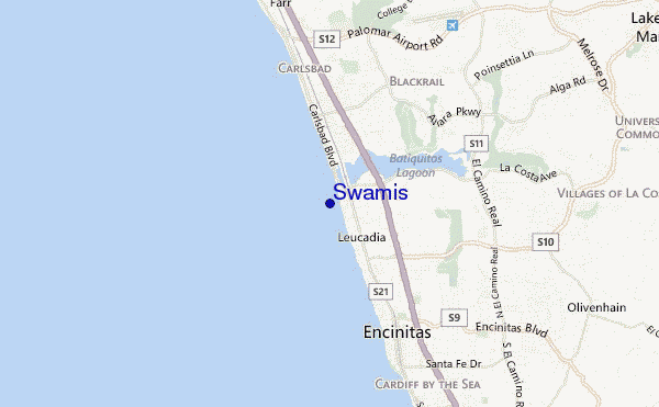 carte de localisation de Swamis