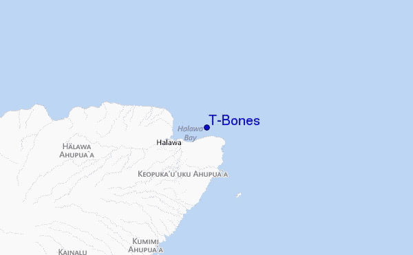 carte de localisation de T-Bones