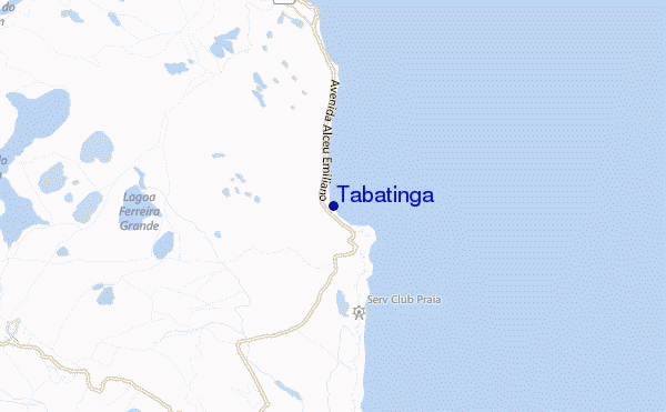 carte de localisation de Tabatinga