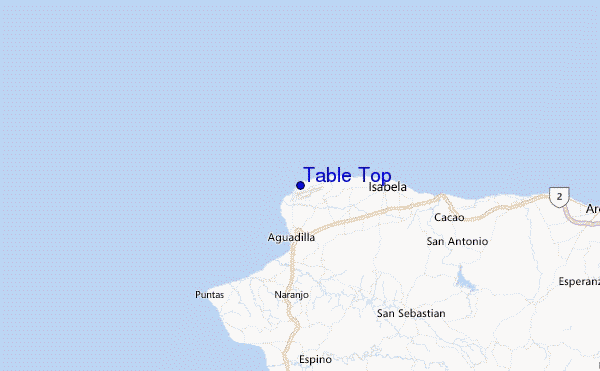 Table Top Location Map