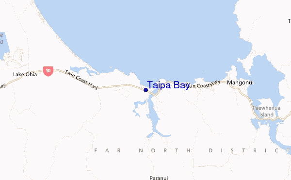 carte de localisation de Taipa Bay