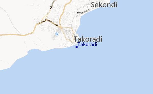 carte de localisation de Takoradi
