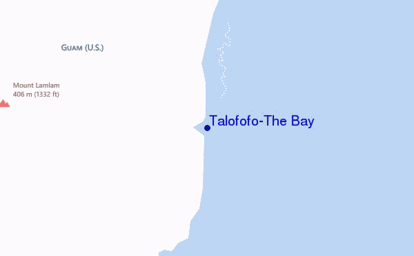 carte de localisation de Talofofo/The Bay