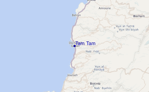 Tam Tam Location Map