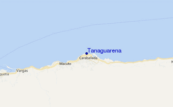 carte de localisation de Tanaguarena