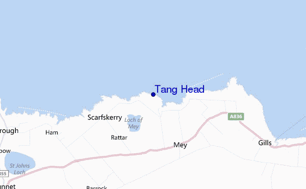carte de localisation de Tang Head