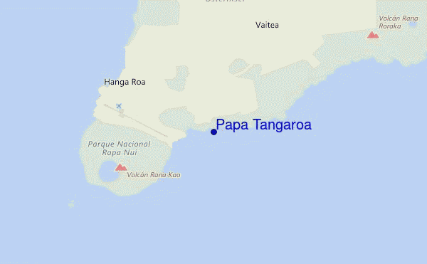 carte de localisation de Papa Tangaroa