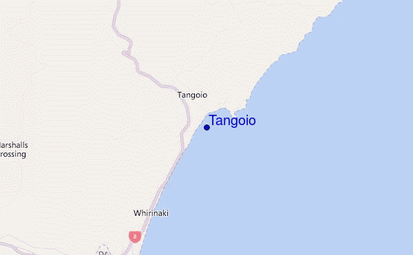 carte de localisation de Tangoio