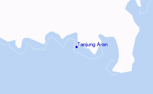 carte de localisation de Tanjung A'an