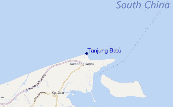 carte de localisation de Tanjung Batu