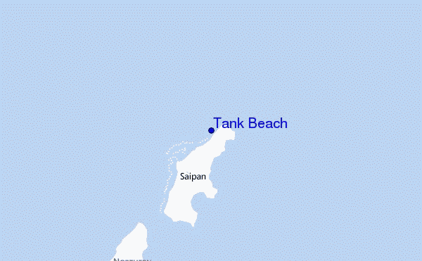 Tank Beach Location Map