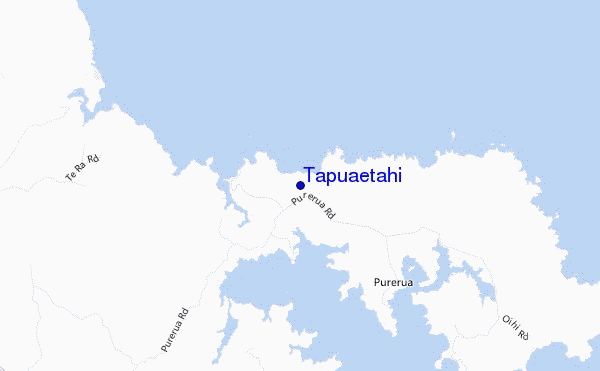carte de localisation de Tapuaetahi