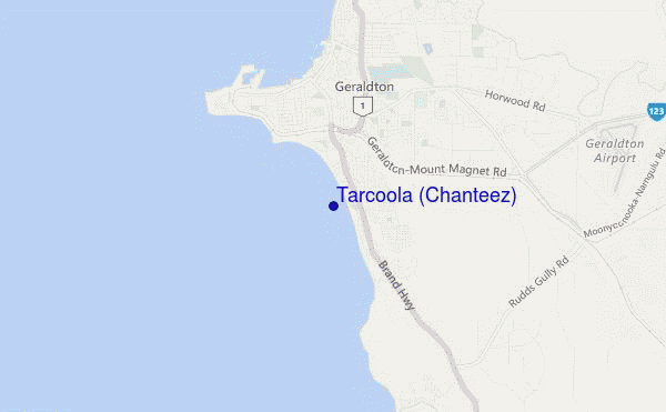 carte de localisation de Tarcoola (Chanteez)
